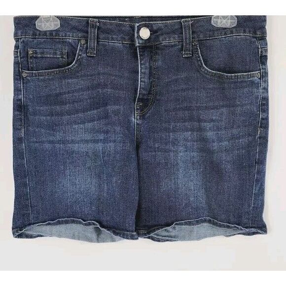 Seven7 Mid Rise Jean Shorts Women's Size 8 Medium Wash Denim - Picture 3 of 6